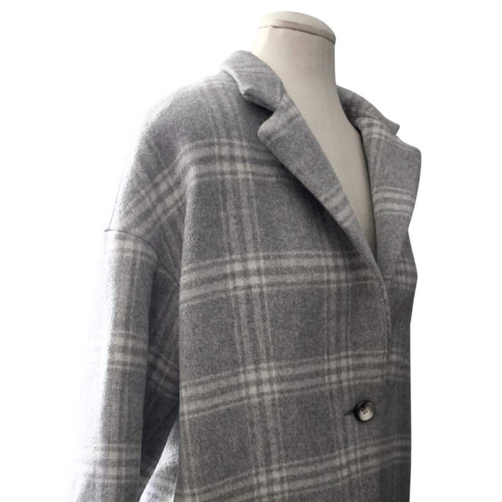 AG Adriano Goldschmied Wool Made In Italy Plaid Jacket Blazer Medium NWOT - Picture 8 of 12
